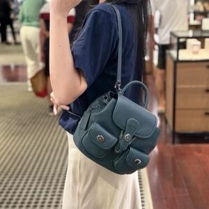 New Coach Hadley Backpack "Dark Teal"